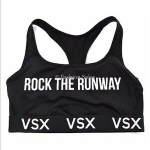 Victoria’s Secret the player unlined sport bra black Large